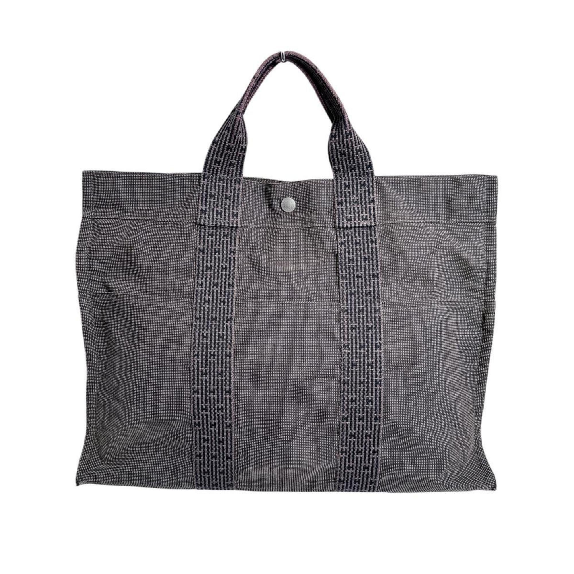Hermes Hermes Hermès Air Line MM Tote Bag, Business Gray Canvas Size ONE SIZE - 2 Thumbnail