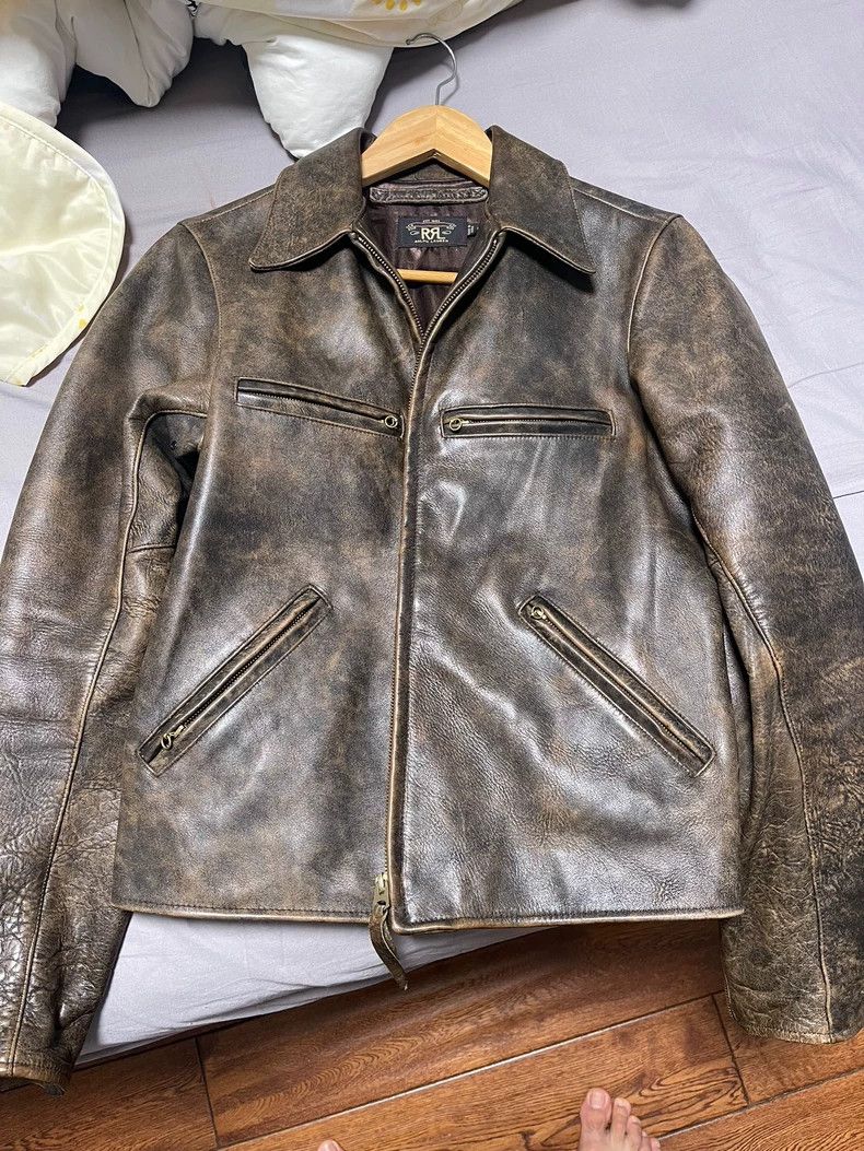 RRL Ralph Lauren RRL Double RL Vintage Leather Jacket - dmc Size US XS / EU 42 / 0 - 6 Thumbnail