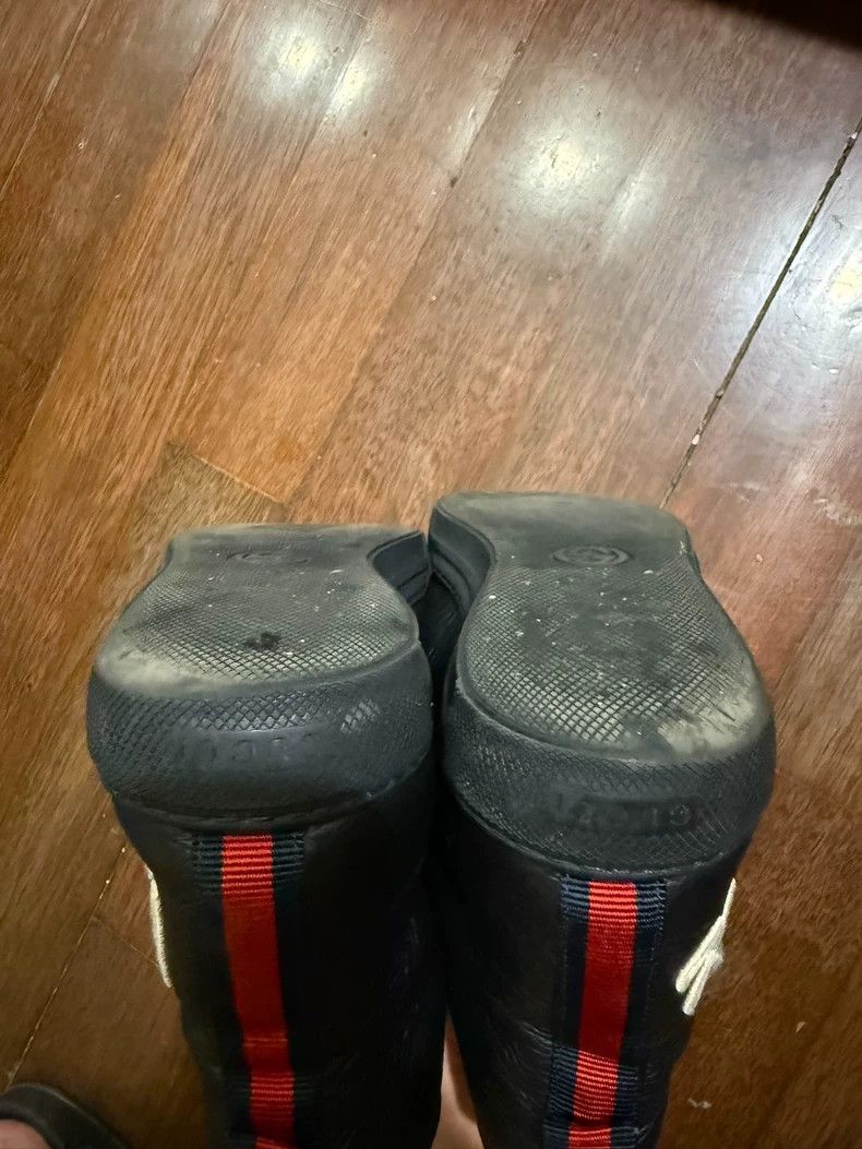 Gucci Gucci Blind For Love Leather High-Top Sneakers - dmc Size US 10.5 / EU 43-44 - 9 Thumbnail