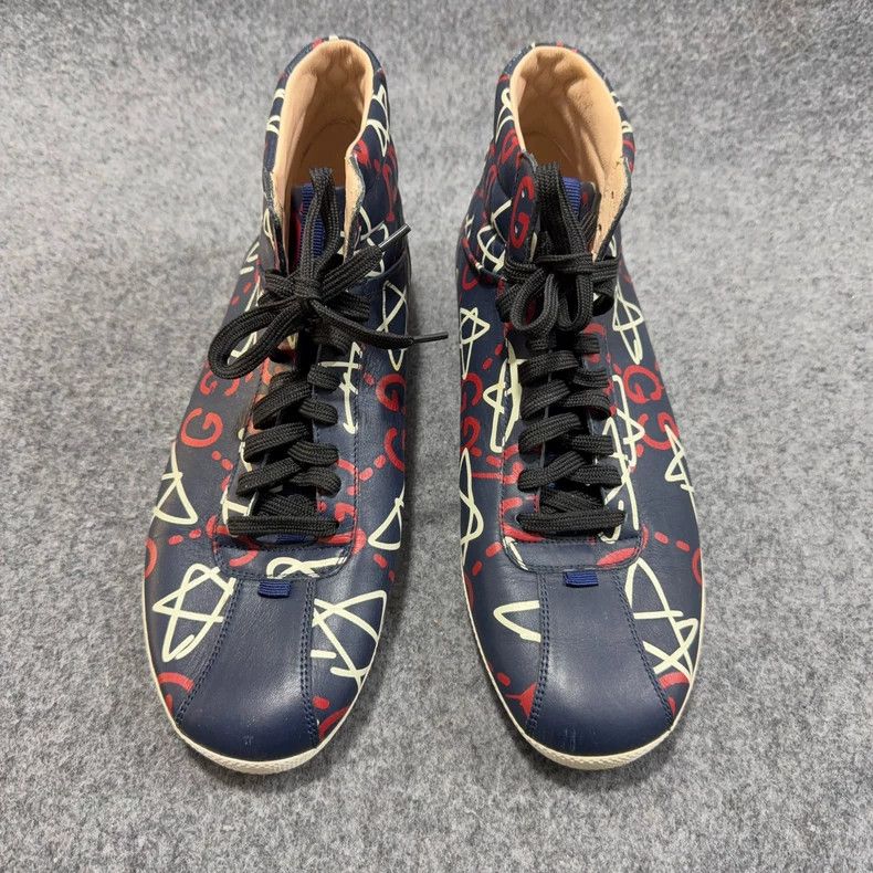 Gucci Gucci High-Top Casual Sneakers - dmc Size US 9.5 / EU 42-43 - 2 Thumbnail