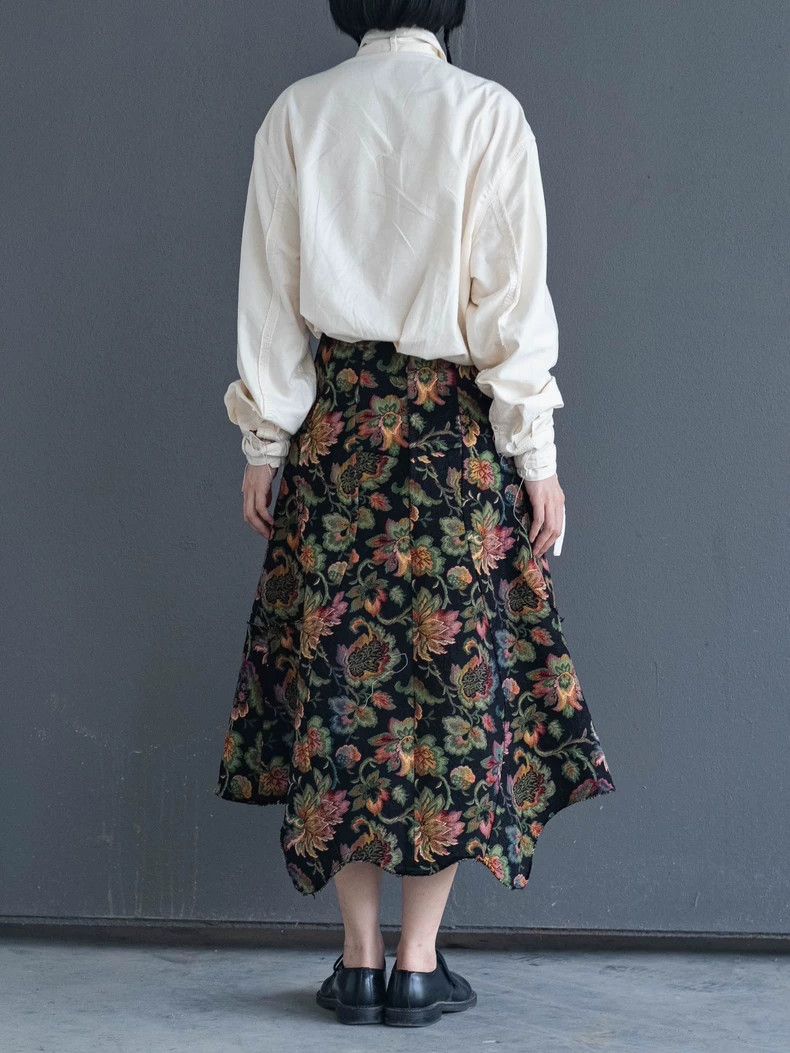 Comme des Garcons COMME des GARCONS Floral Embroidered Skirt - dmc Size US 30 / EU 46 - 3 Thumbnail