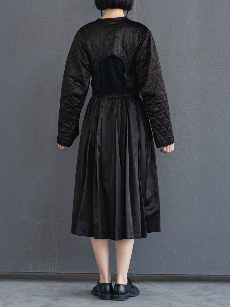 Comme des Garcons COMME des GARCONS Satin Quilted Dress - dmc Size US 30 / EU 46 - 5 Thumbnail
