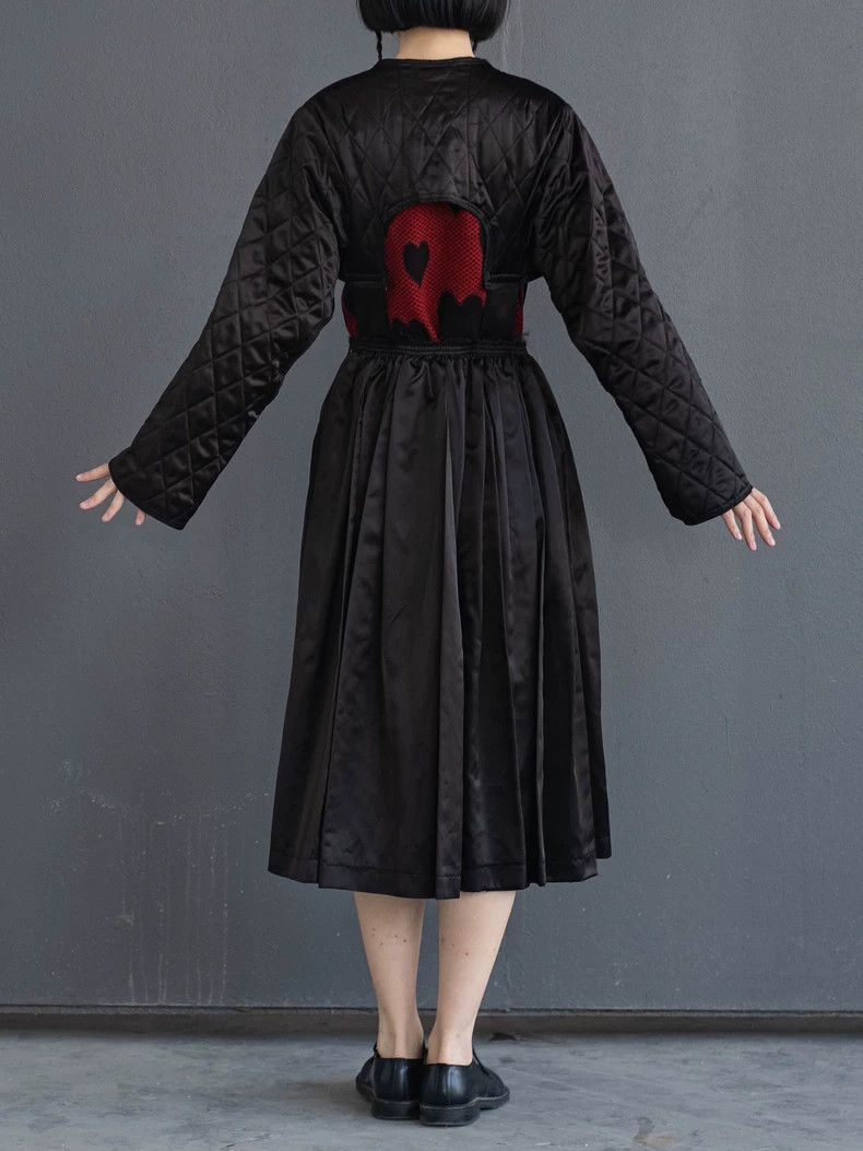 Comme des Garcons COMME des GARCONS Satin Quilted Dress - dmc Size US 30 / EU 46 - 3 Thumbnail