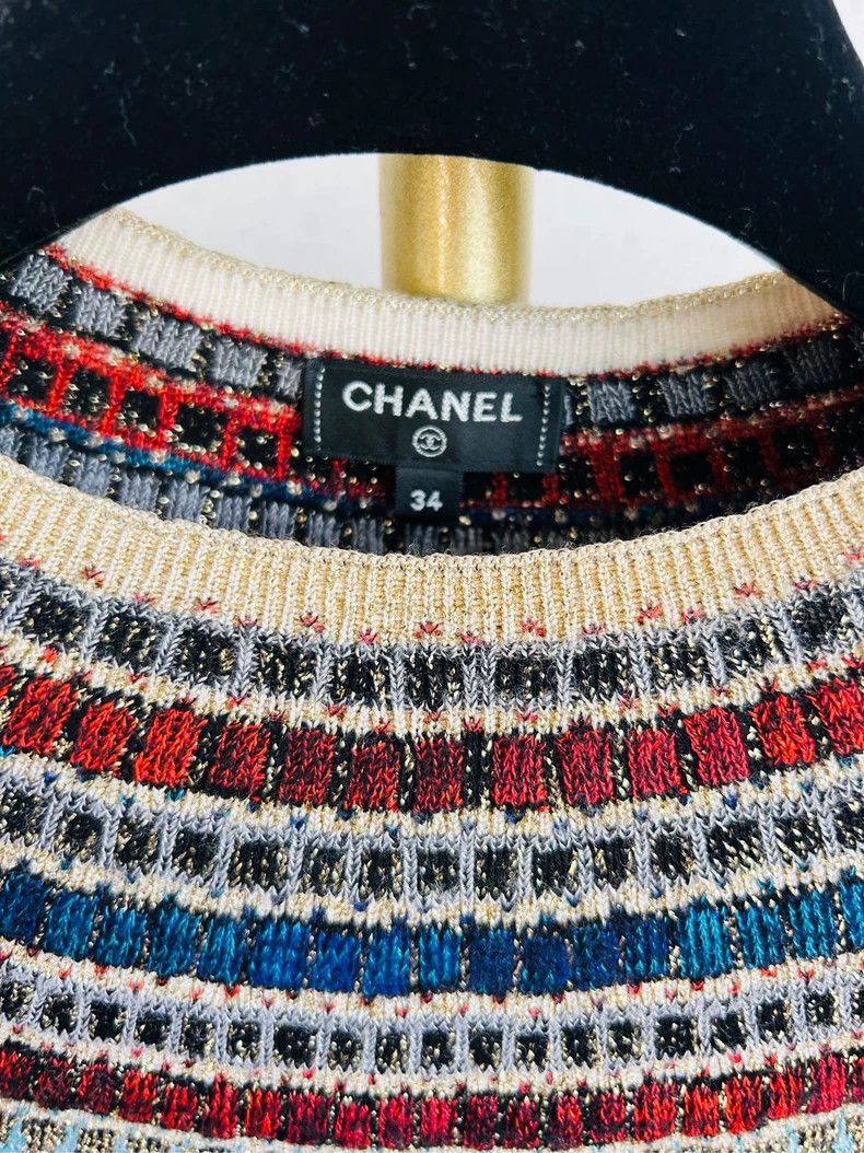 Chanel Chanel 19A Egypt Series Knit Top - dmc Size US S / EU 44-46 / 1 - 3 Thumbnail