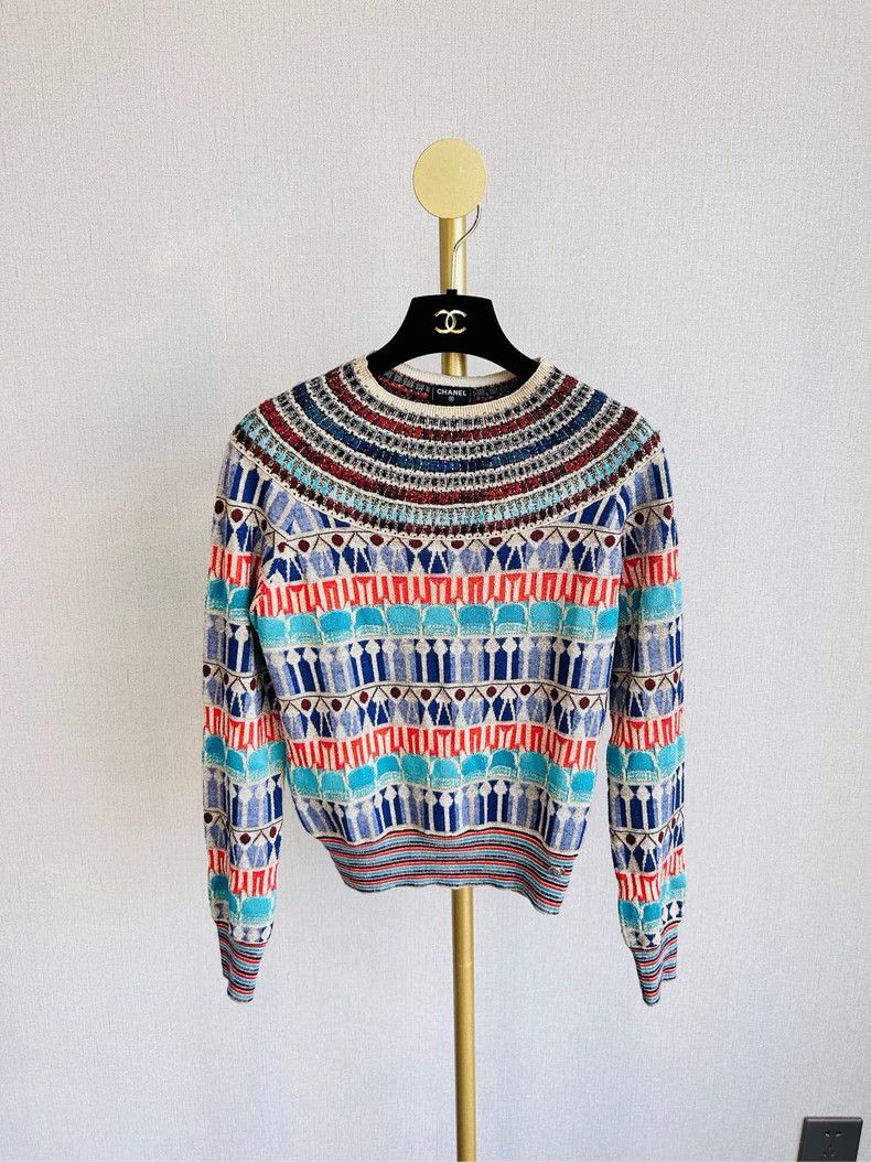 Chanel Chanel 19A Egypt Series Knit Top - dmc Size US S / EU 44-46 / 1 - 2 Thumbnail