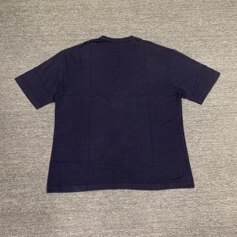 Balenciaga Balenciaga Navy Wheat Ear Short Sleeve Tee - dmc Size US M / EU 48-50 / 2 - 2 Thumbnail