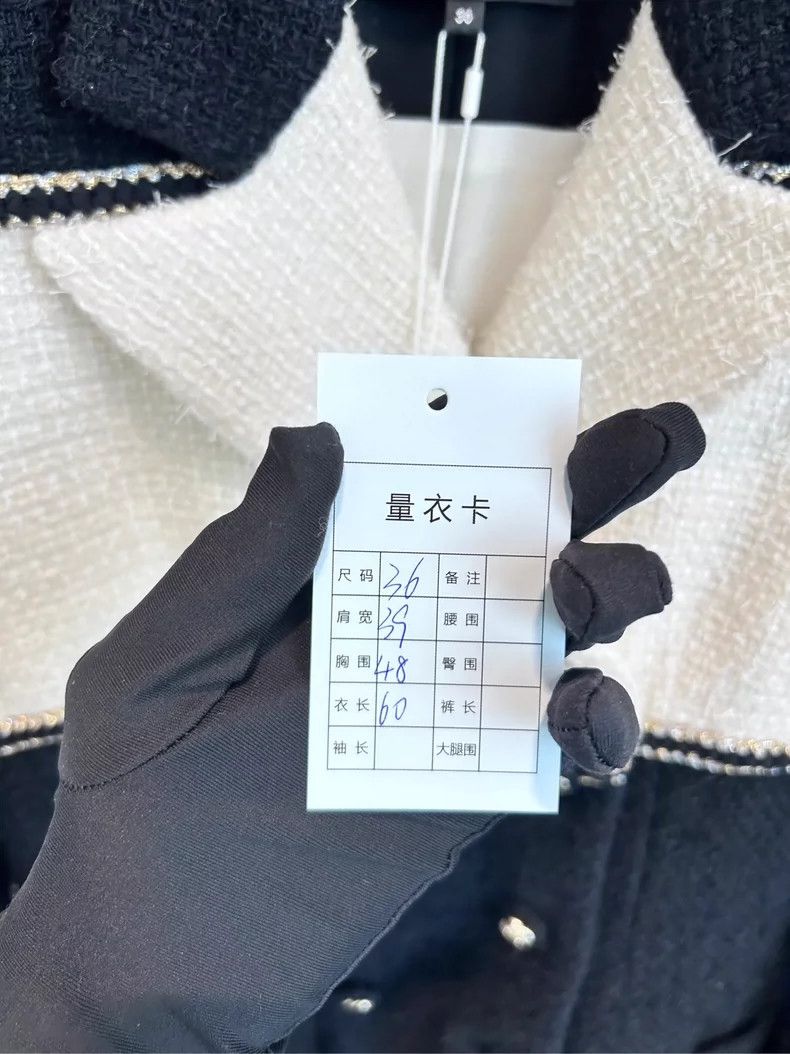 Chanel Chanel Black White Classic Jacket - dmc Size US S / EU 44-46 / 1 - 4 Thumbnail