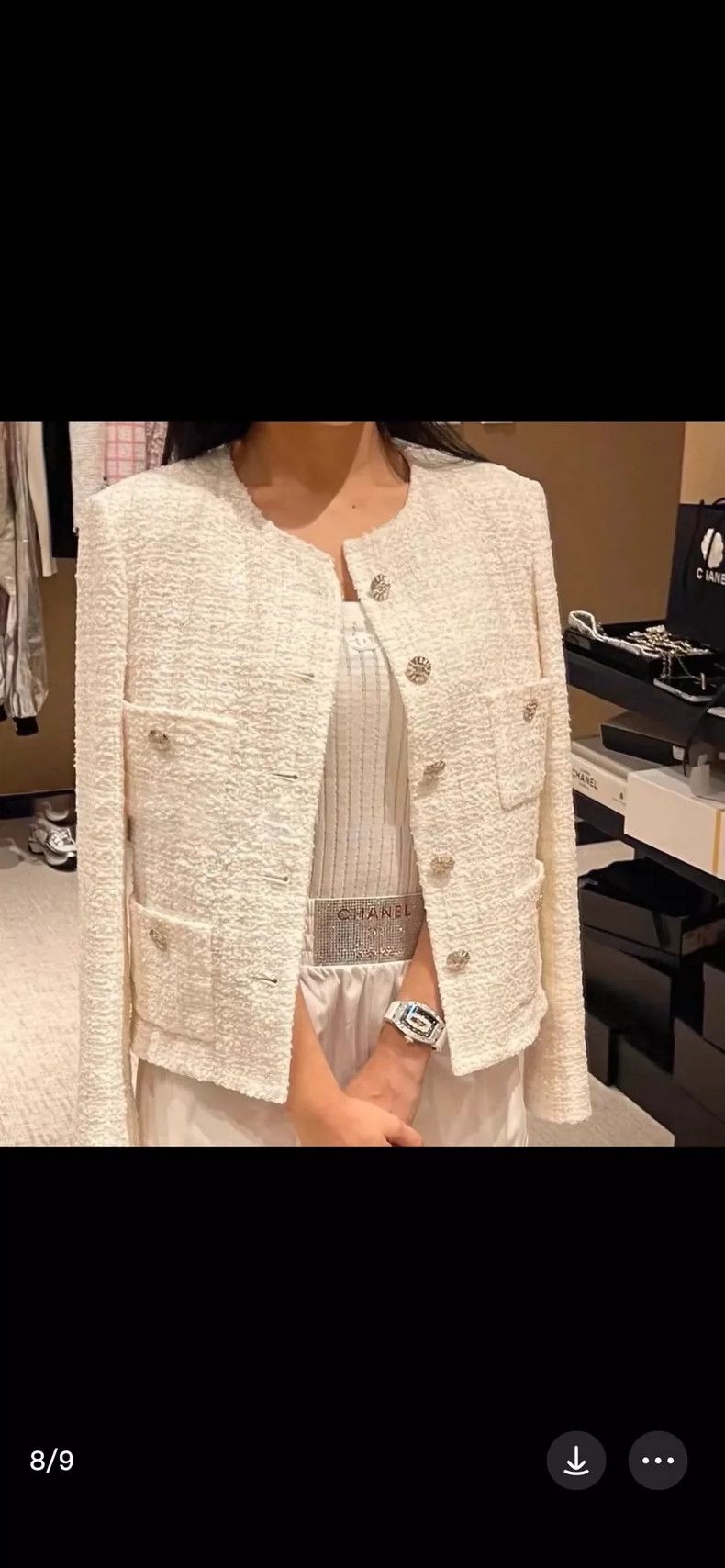 Chanel Chanel 23C Tweed Four-Pocket Jacket - dmc Size US M / EU 48-50 / 2 - 8 Thumbnail