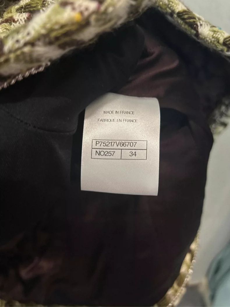 Chanel Chanel 23A Green Plaid Jacket - dmc Size US S / EU 44-46 / 1 - 4 Thumbnail
