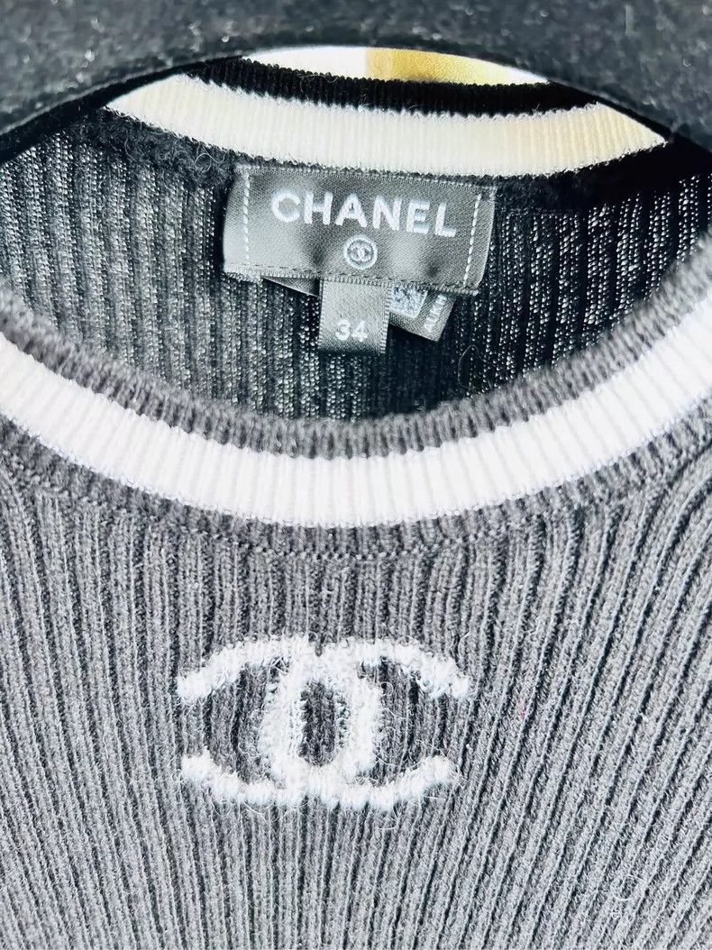 Chanel Chanel 22 Heart Black Short Sleeve Top - dmc Size US S / EU 44-46 / 1 - 2 Thumbnail