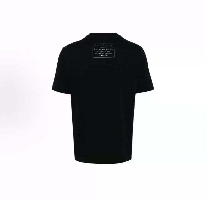 Balenciaga Balenciaga FW24 Back Embossed Black T-Shirt - dmc Size US XL / EU 56 / 4 - 4 Thumbnail
