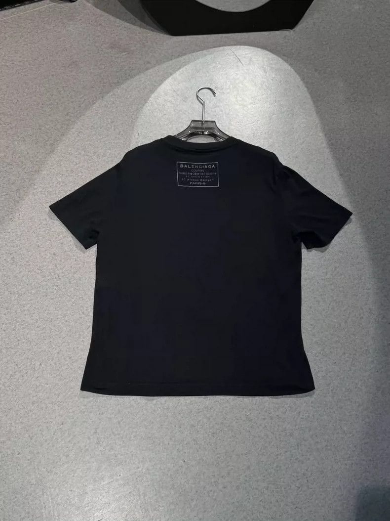 Balenciaga Balenciaga FW24 Back Embossed Black T-Shirt - dmc Size US XL / EU 56 / 4 - 2 Thumbnail