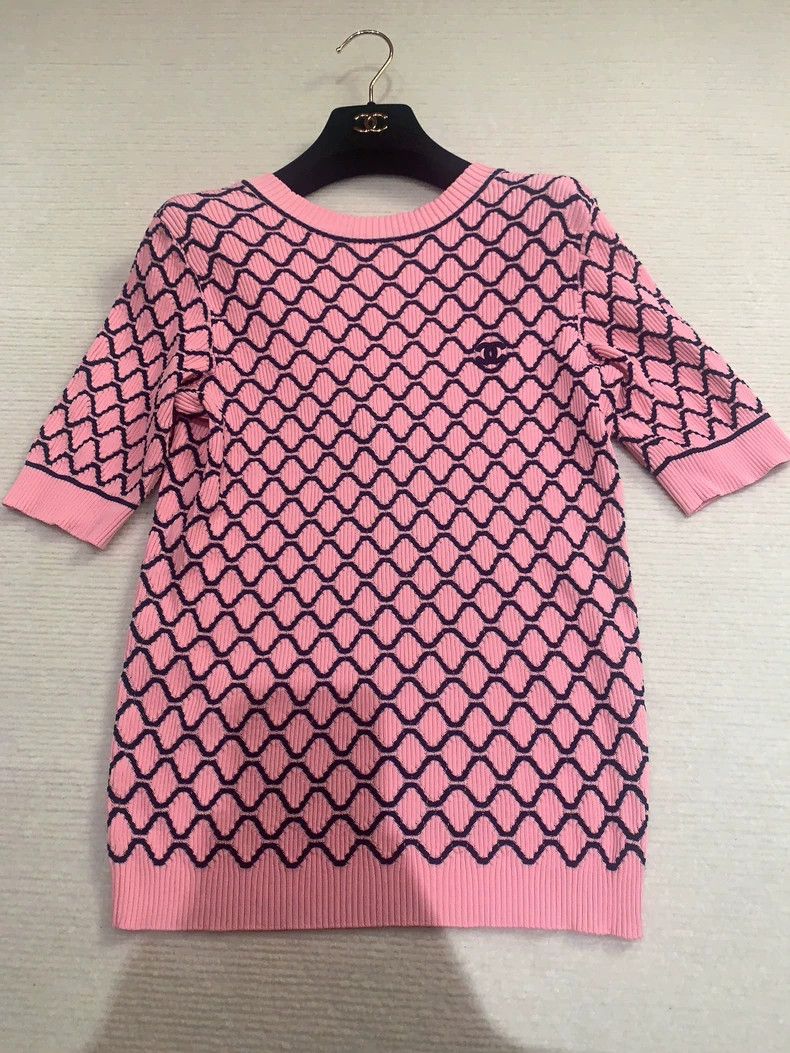Chanel Chanel 2022 Short Sleeve Backless Knit Top - dmc Size US S / EU 44-46 / 1 - 2 Thumbnail