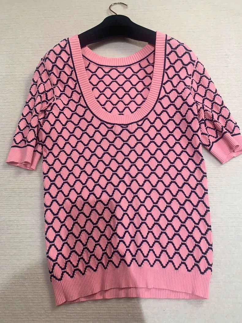 Chanel Chanel 2022 Short Sleeve Backless Knit Top - dmc Size US S / EU 44-46 / 1 - 3 Thumbnail