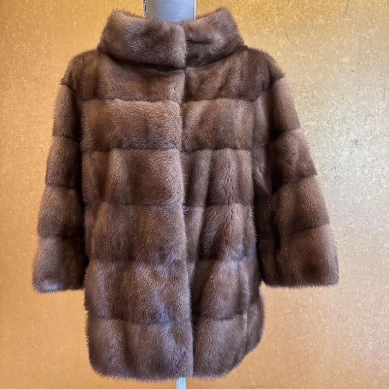 Fendi Fendi Brown Mink Fur Coat with Belt - dmc Size US M / EU 48-50 / 2 - 3 Thumbnail