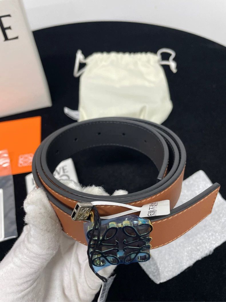 Loewe Loewe Caramel Gold Buckle Belt - dmc Size ONE SIZE - 5 Thumbnail