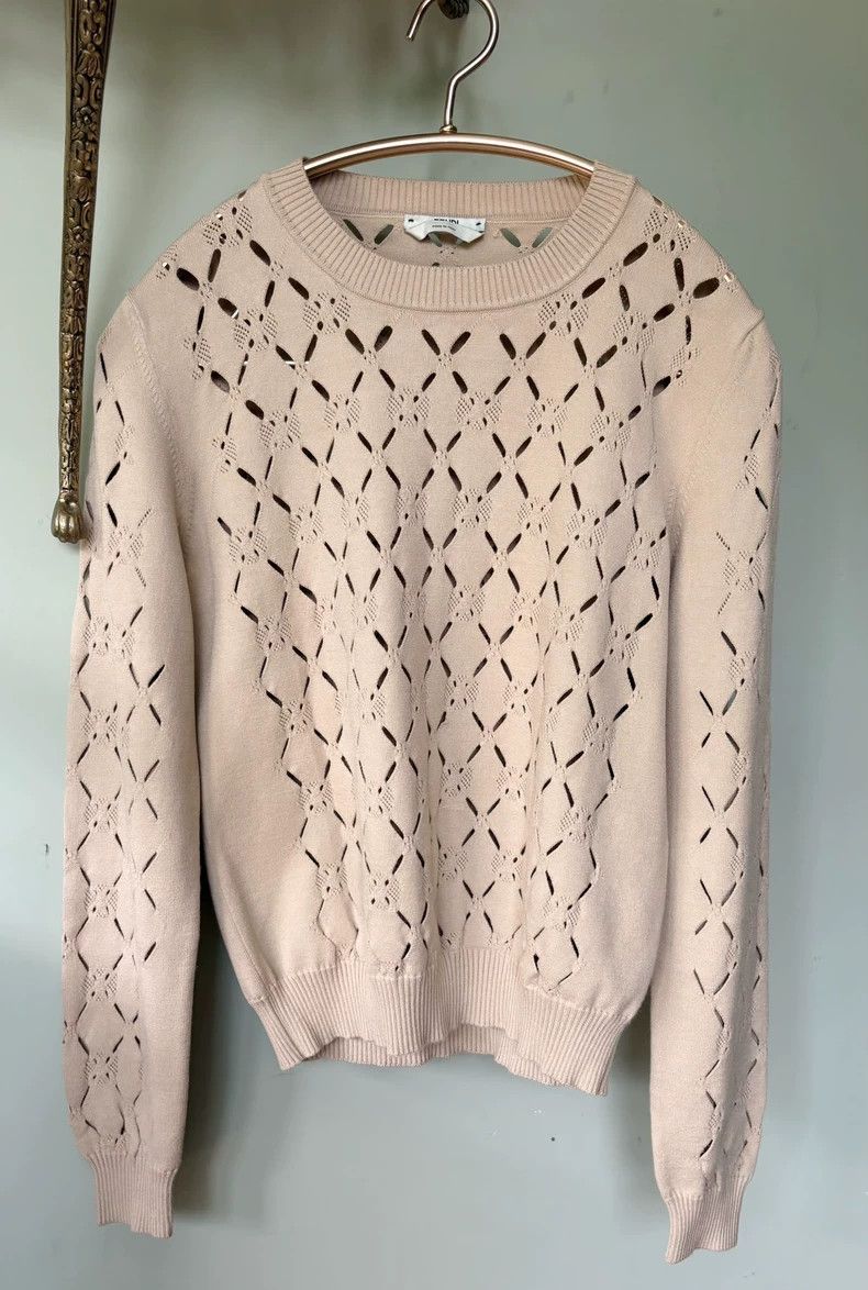 Fendi Fendi Openwork Long Sleeve Sweater - dmc Size US M / EU 48-50 / 2 - 3 Thumbnail
