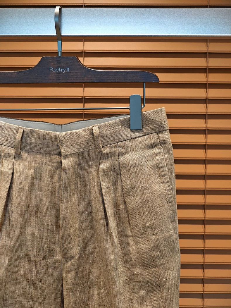 Loro Piana Loro Piana Ruben Linen Trousers - dmc Size US 32 / EU 48 - 3 Thumbnail