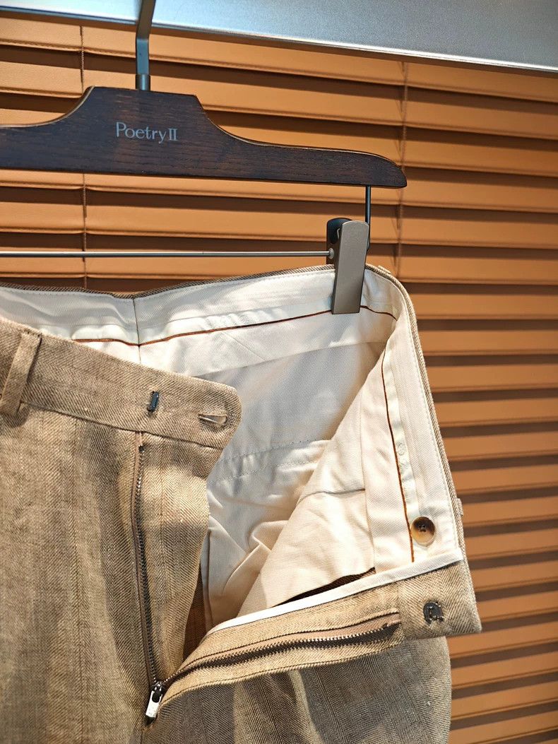 Loro Piana Loro Piana Ruben Linen Trousers - dmc Size US 32 / EU 48 - 5 Thumbnail
