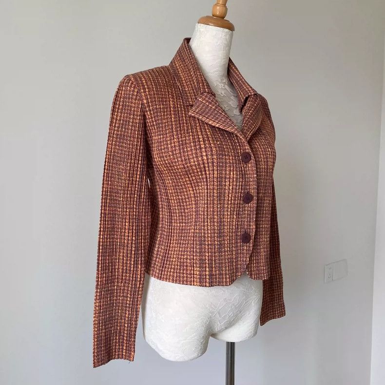 Issey Miyake Issey Miyake Pleats Please Check Blazer Jacket - dmc Size US M / EU 48-50 / 2 - 2 Thumbnail