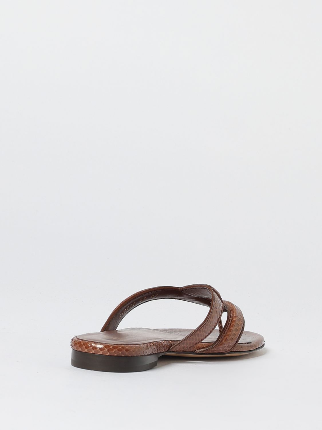 Fendi Fendi Flat Sandals Woman Brown Size US 8.5 / IT 38.5 - 3 Thumbnail