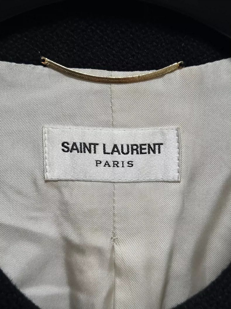 Saint Laurent Paris Saint Laurent Ivory Tweed Jacket - dmc Size US M / EU 48-50 / 2 - 3 Thumbnail