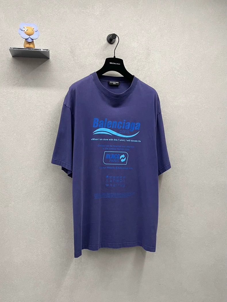 Balenciaga Balenciaga Cola Logo Short Sleeve Tee - dmc Size US XS / EU 42 / 0 - 3 Thumbnail