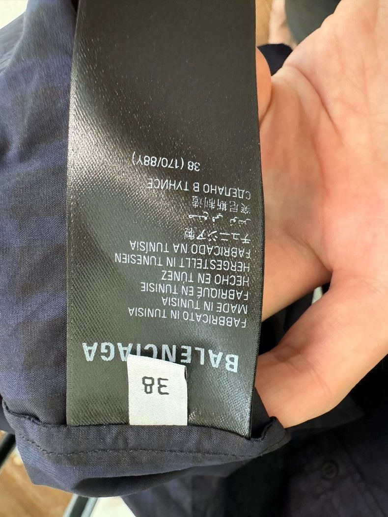 Balenciaga Balenciaga Men's Oversize Check Shirt - dmc Size US M / EU 48-50 / 2 - 6 Thumbnail