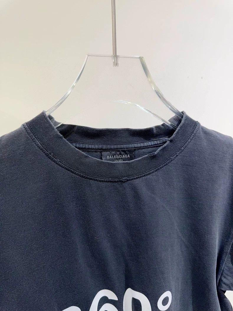 Balenciaga Balenciaga 360° Around Short Sleeve Tee - dmc Size US XXS / EU 40 - 4 Thumbnail