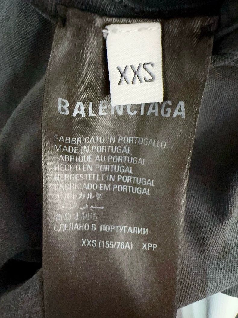 Balenciaga Balenciaga 360° Around Short Sleeve Tee - dmc Size US XXS / EU 40 - 6 Thumbnail