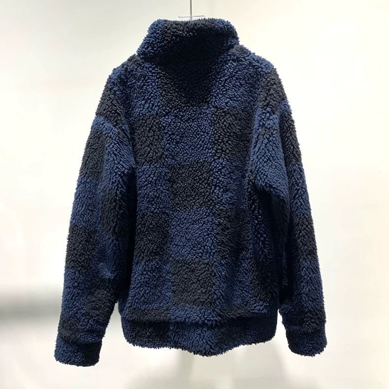 Louis Vuitton Louis Vuitton Blue Checked Teddy Jacket - dmc Size US S / EU 44-46 / 1 - 2 Thumbnail