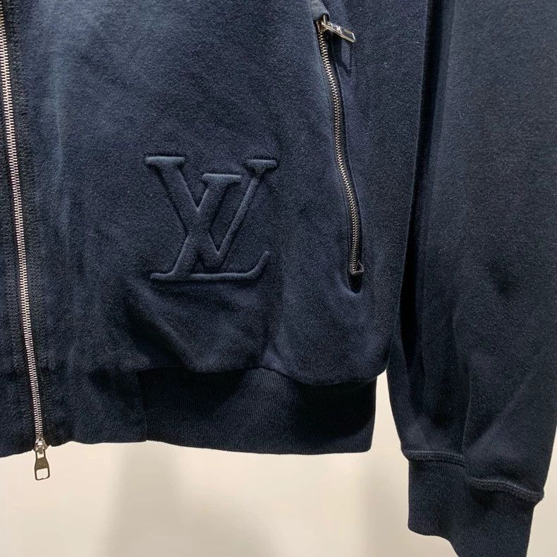 Louis Vuitton Louis Vuitton Black Zip-Up Hoodie - dmc Size US M / EU 48-50 / 2 - 5 Thumbnail