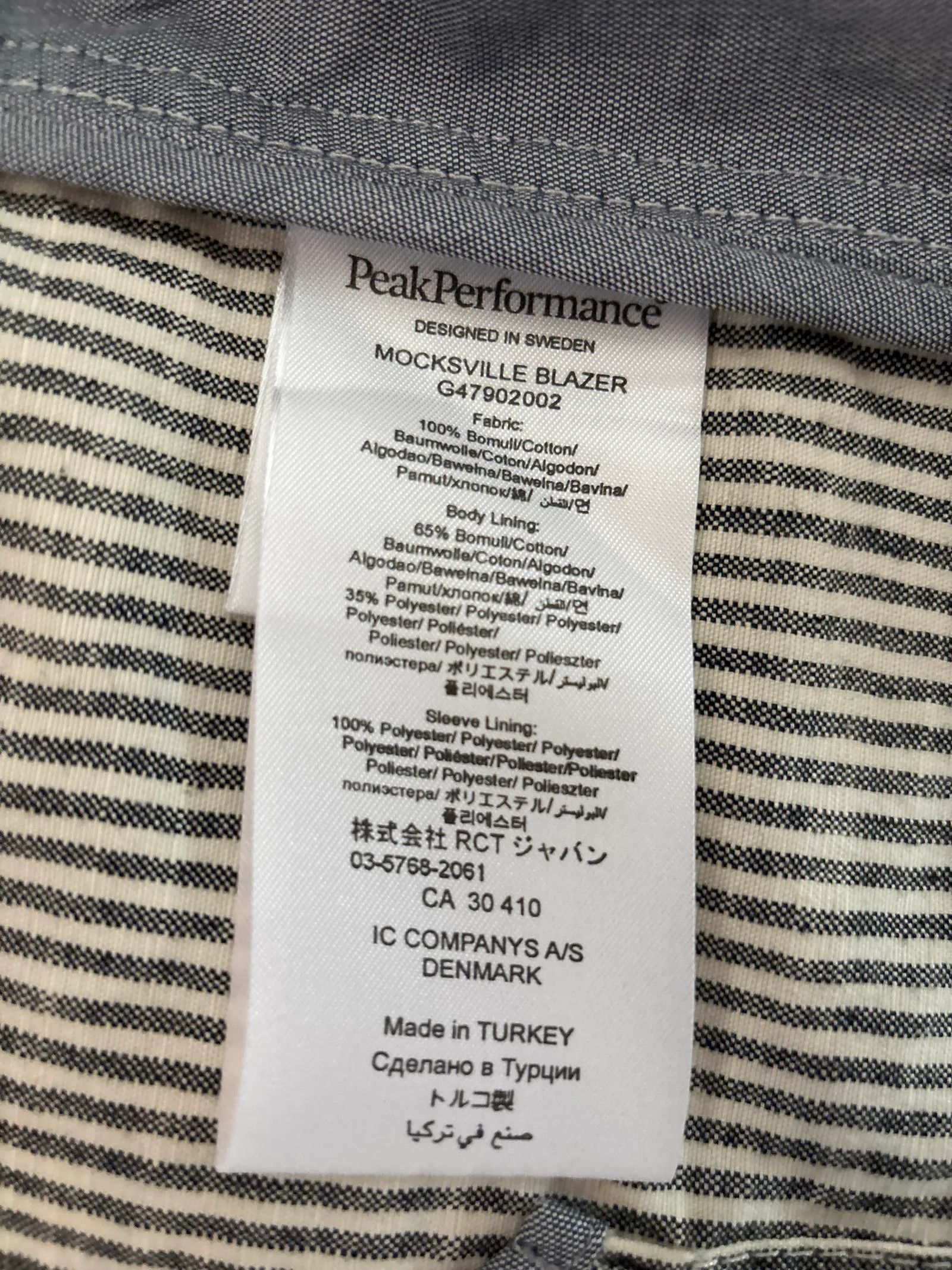 Peak Performance Peak Performance Mocksville Blazer Blazer Size 36R - 3 Thumbnail