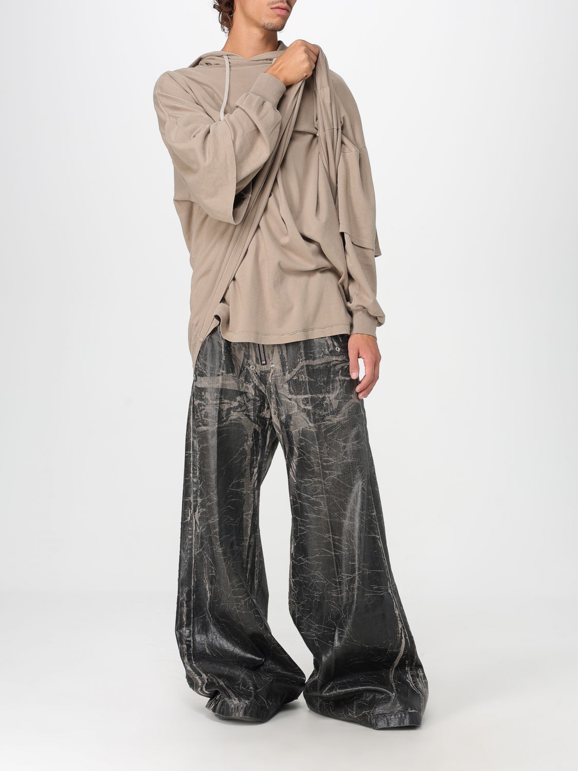 Rick Owens Drkshdw Rick Owens Drkshdw Sweatshirt Men Pearl Size US M / EU 48-50 / 2 - 2 Thumbnail