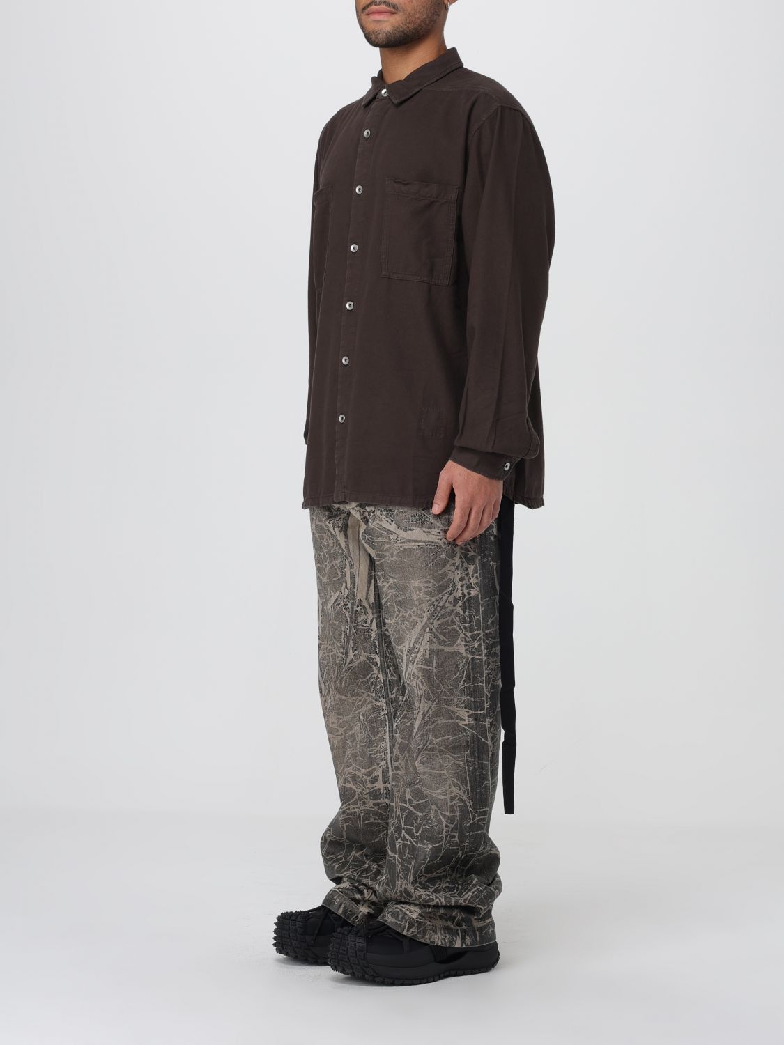 Rick Owens Drkshdw Rick Owens Drkshdw Shirt Men Brown Size US M / EU 48-50 / 2 - 4 Thumbnail