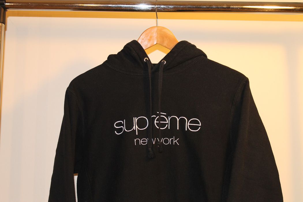 Supreme multicolor classic online logo hoodie