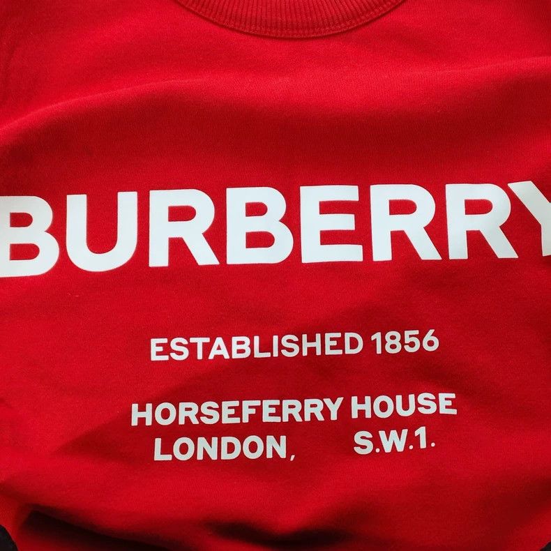 Burberry Burberry Red Sweatshirt with Logo-yf Size US XS / EU 42 / 0 - 3 Thumbnail