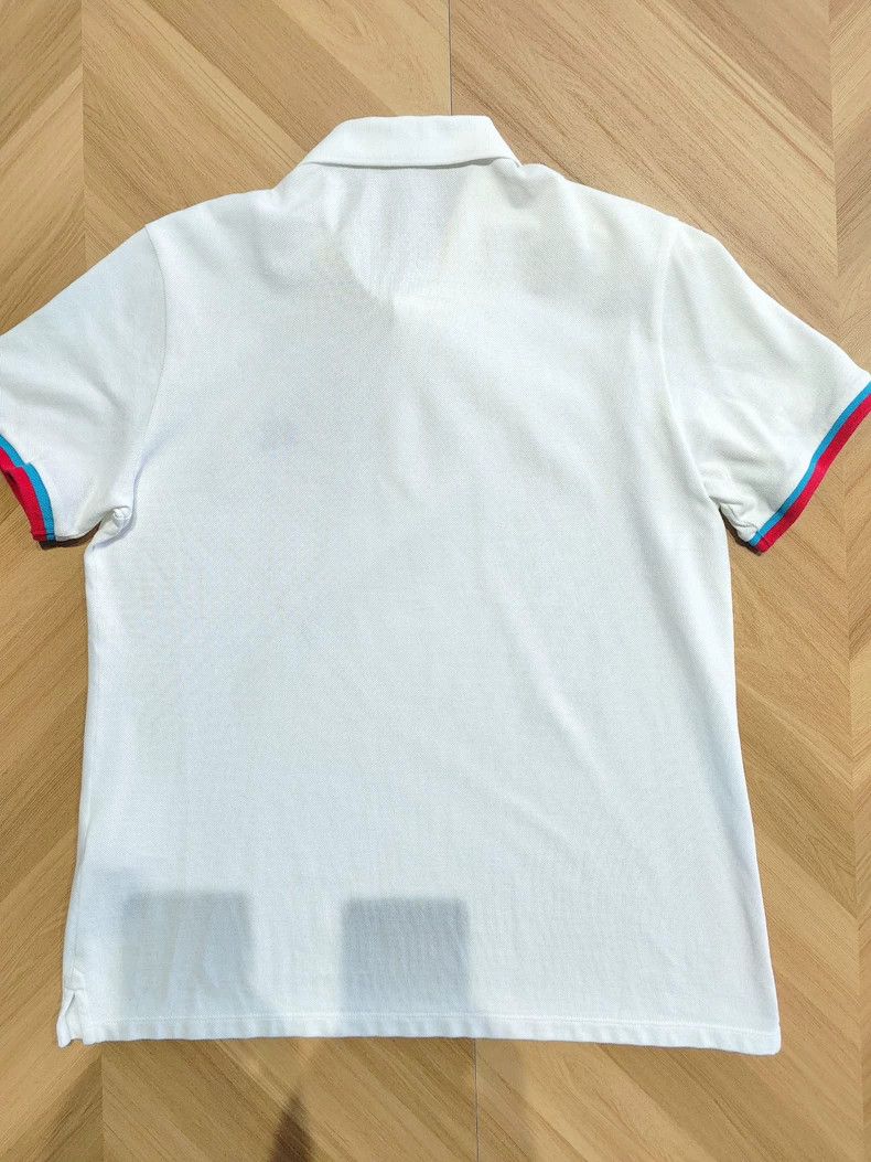 Burberry Burberry Unisex White Polo Shirt L-yf Size US L / EU 52-54 / 3 - 2 Thumbnail