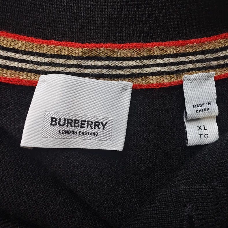 Burberry Burberry Wool Knit Long Sleeve Polo-yf Size US XL / EU 56 / 4 - 4 Thumbnail