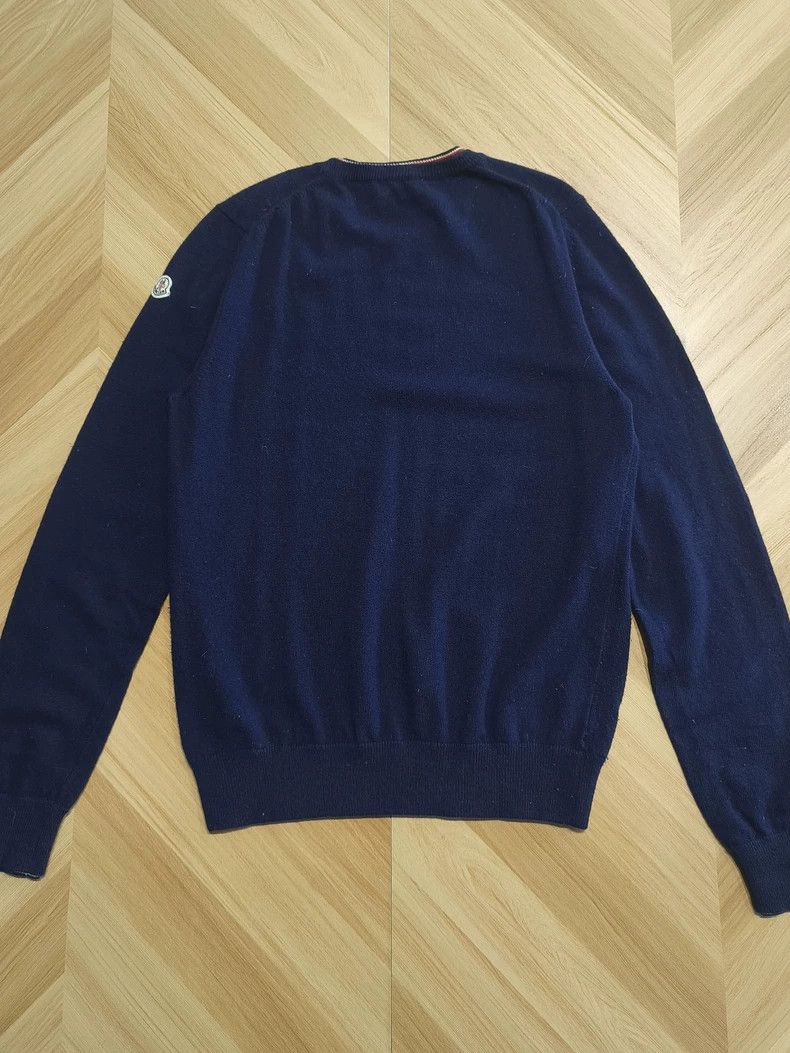 Moncler Moncler 100% Wool Crewneck Sweater-yf Size US M / EU 48-50 / 2 - 2 Thumbnail