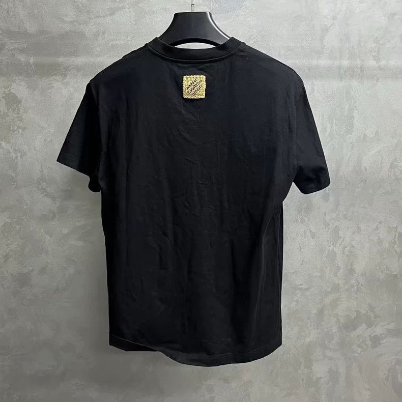 Louis Vuitton Louis Vuitton 2025 Black Embroidered Short-Sleeve T-shirt-yf Size US S / EU 44-46 / 1 - 2 Thumbnail