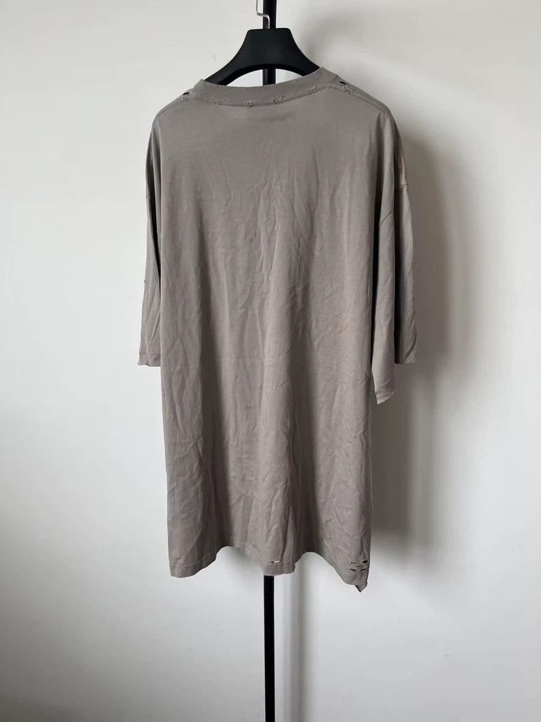 Balenciaga Balenciaga BB Logo Distressed Short Sleeve T-Shirt-yf Size US L / EU 52-54 / 3 - 2 Thumbnail