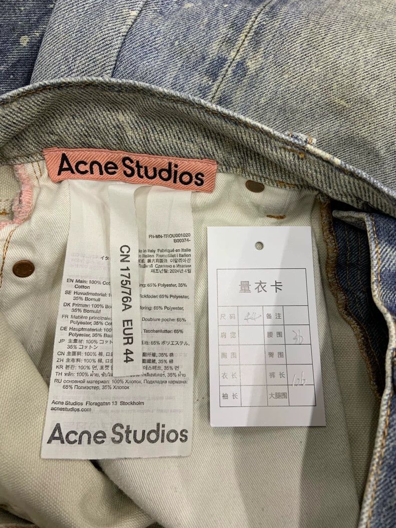 Vintage Acne Studios Baggy 3D Print Denim Jeans-yf Size US 44 / EU 60 - 4 Thumbnail