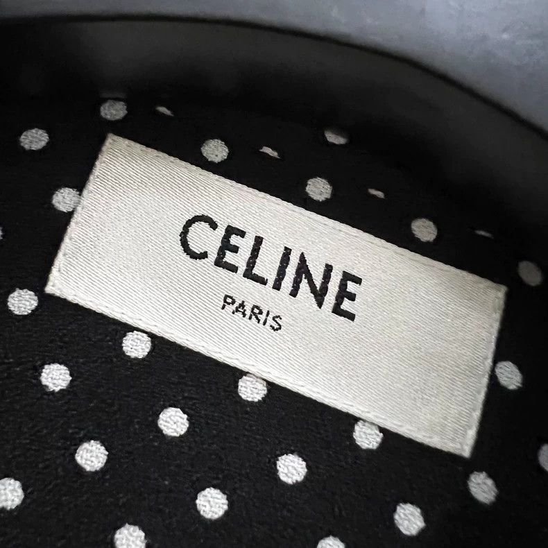 Celine Celine Polka Dot Long Sleeve Shirt-yf Size US M / EU 48-50 / 2 - 6 Thumbnail