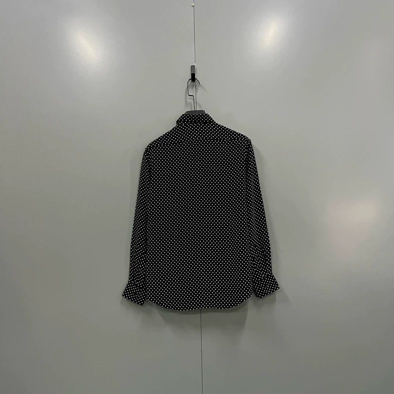 Celine Celine Polka Dot Long Sleeve Shirt-yf Size US M / EU 48-50 / 2 - 2 Thumbnail