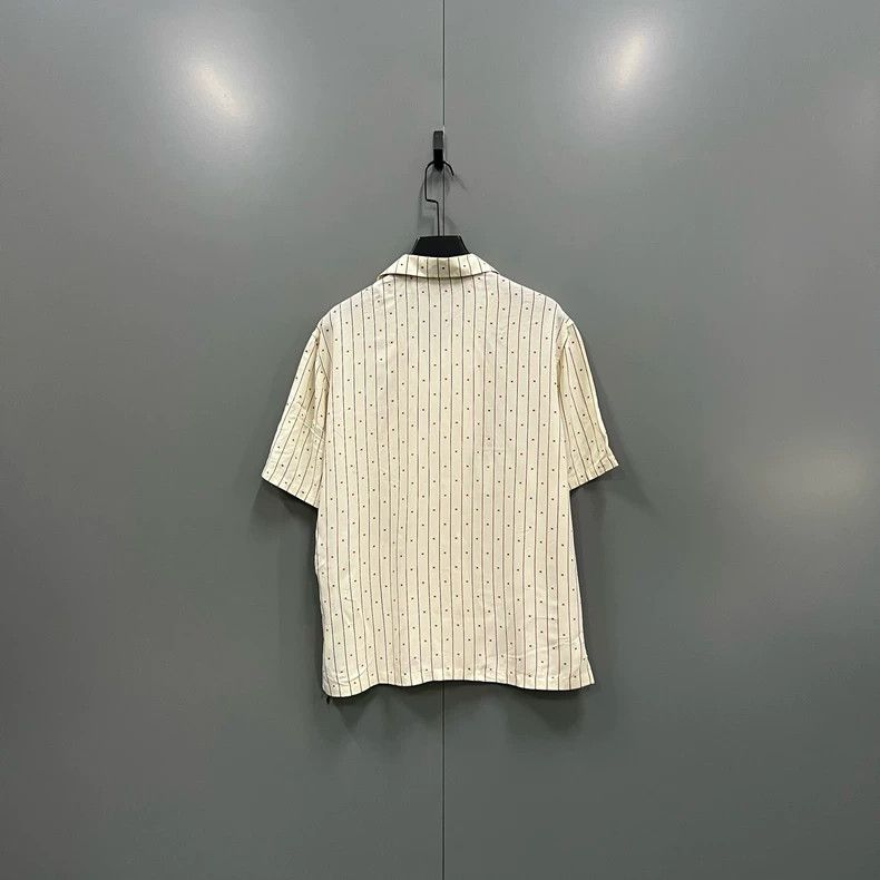 Celine Celine Yellow Stripe Short Sleeve Shirt-yf Size US M / EU 48-50 / 2 - 2 Thumbnail