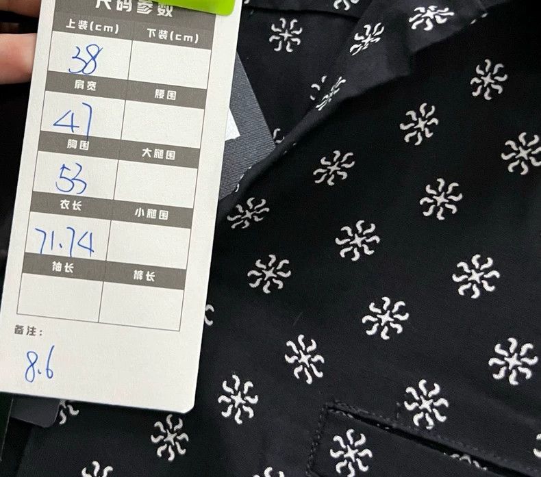 Saint Laurent Paris Saint Laurent Floral Polka Dot Shirt-yf Size US M / EU 48-50 / 2 - 4 Thumbnail