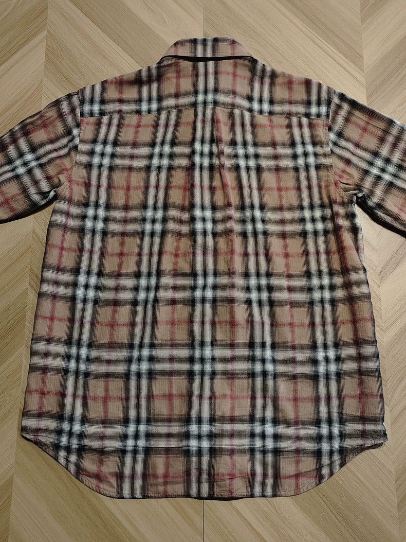 Burberry Burberry Check Flannel Button-Up Shirt-yf Size US XS / EU 42 / 0 - 2 Thumbnail