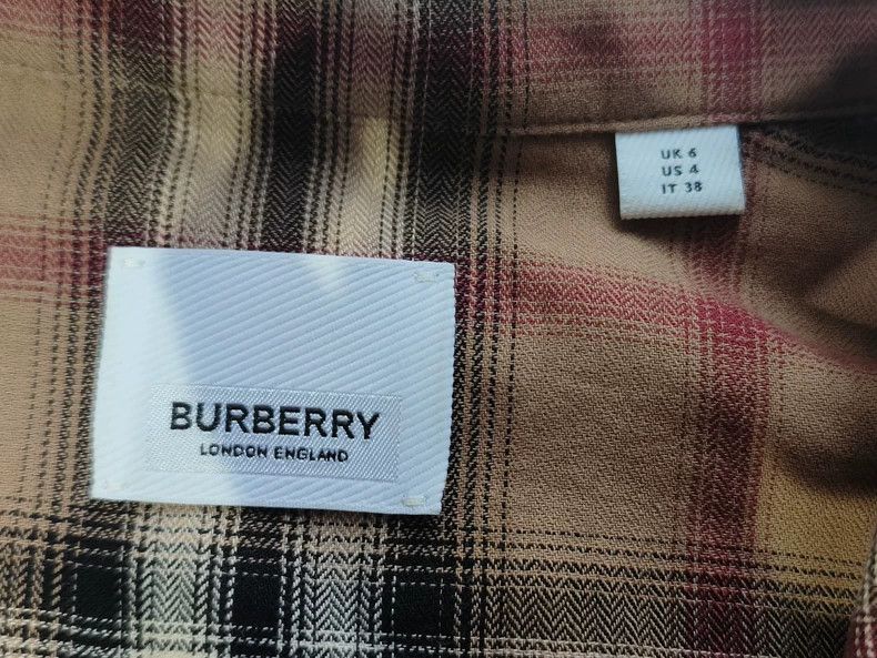 Burberry Burberry Check Flannel Button-Up Shirt-yf Size US XS / EU 42 / 0 - 3 Thumbnail