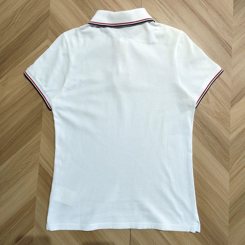 Moncler Moncler White Short Sleeve Polo Shirt-yf Size US S / EU 44-46 / 1 - 2 Thumbnail